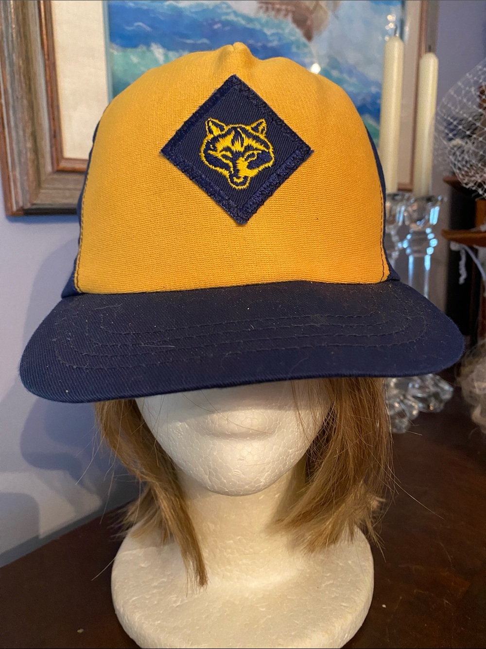 Baseball style hat size L Eolf Boy Scouts in great condition
